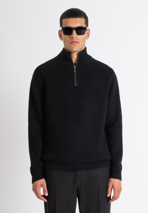REGULAR FIT - Jersey de punto - black