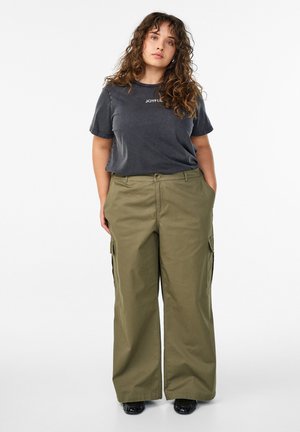 WIDE - Cargobroek - olivine