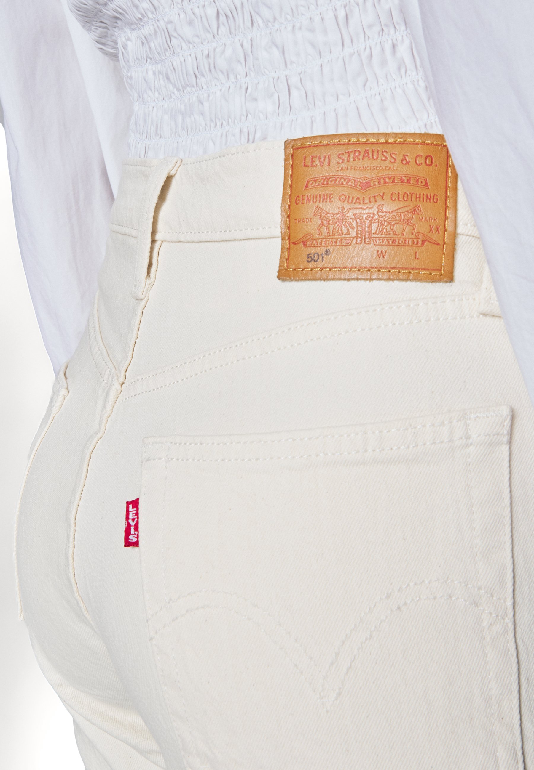 Levi's® 501® CROP - Straight leg jeans 