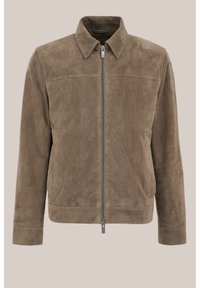 Leather jacket - beige