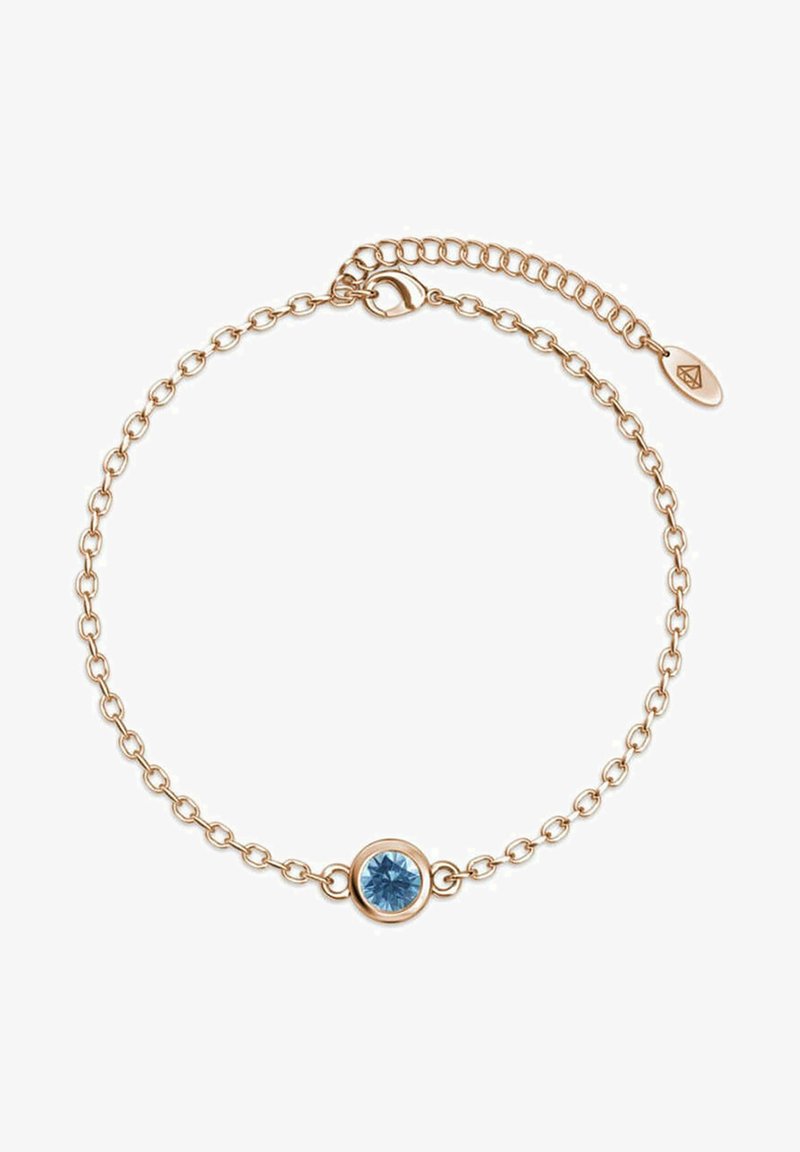MYC Paris BIRTH STONE - CRISTAL - Bracciale - or rosé bleu clair