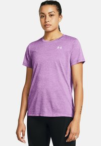 Under Armour - TECH TWIST - Sportiniai marškinėliai trumpomis rankovėmis - provence purple Miniatiūros vaizdas 1