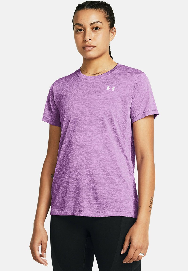 Under Armour - TECH TWIST - Sportiniai marškinėliai trumpomis rankovėmis - provence purple, Padidinti