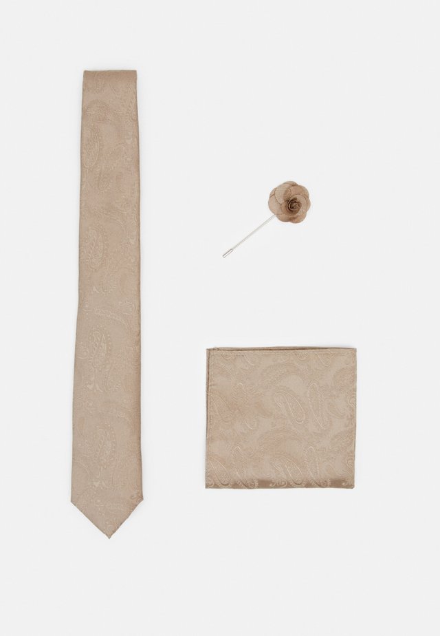 WEDDING CHAMP SET - Stropdas - neutral