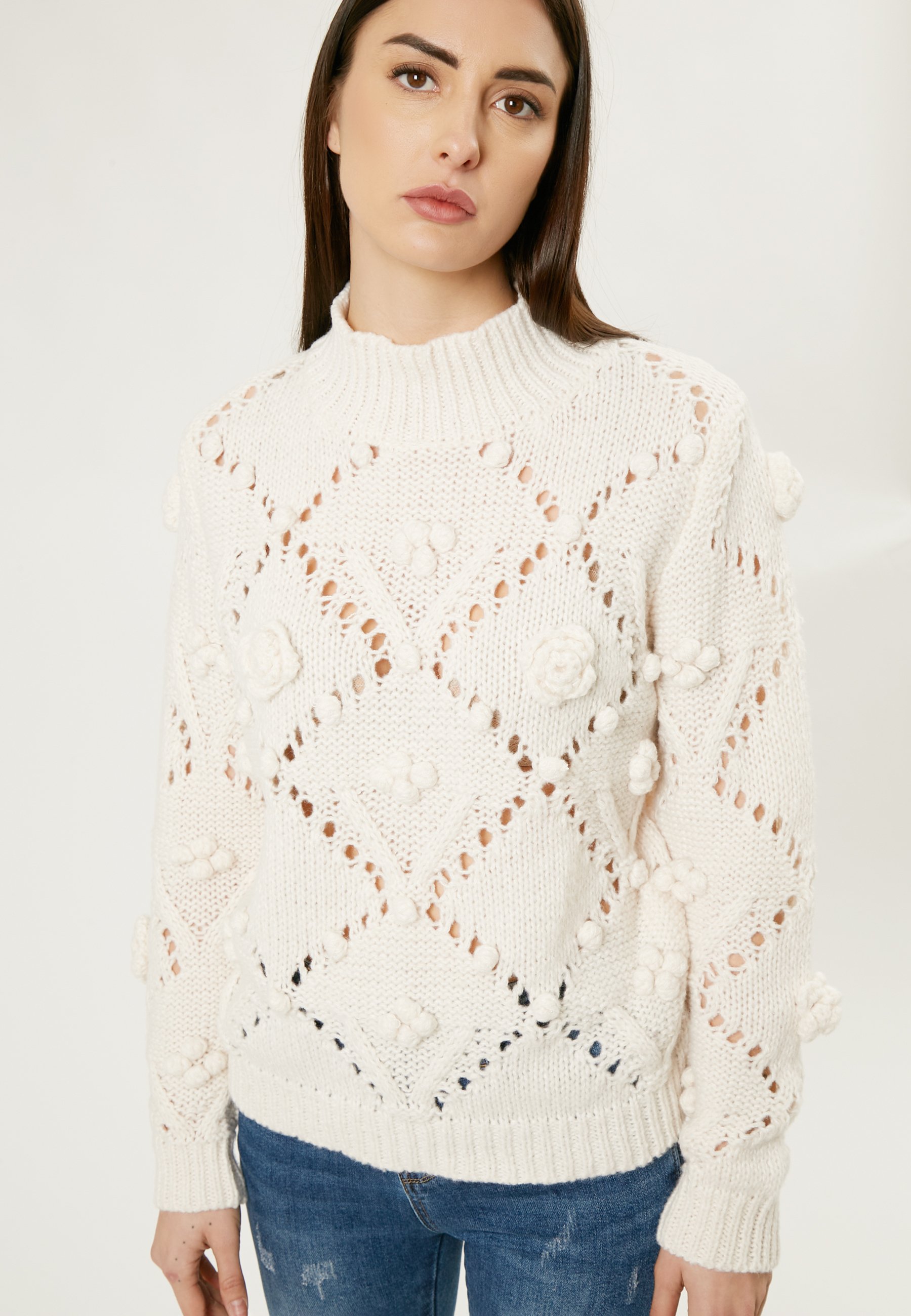 INFLUENCER Trui - beige - Zalando.nl
