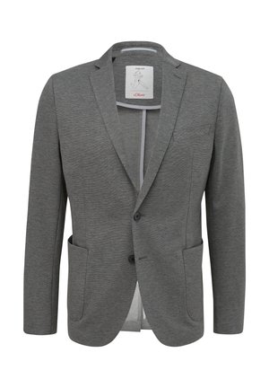 s.Oliver BLACK LABEL MIT AUFGESETZTEN TASCHEN - Blazer jacket - graphit