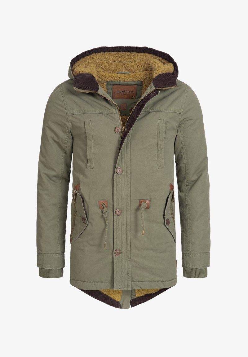 Indicode Herren Winterparka Mit Teddyfutter - Warme Jacke Mit Kapuze