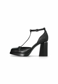 LIU JO TWO-PIECE COURT WITH STUDS  - Decolleté - black