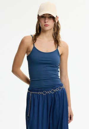 INSIDE, CAMISETA TIRANTES SLIM - Top - azul