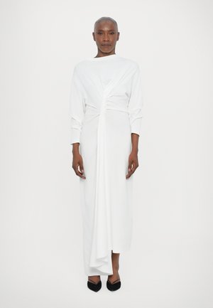 KNOTTED DRESS - Jerseykjole - white
