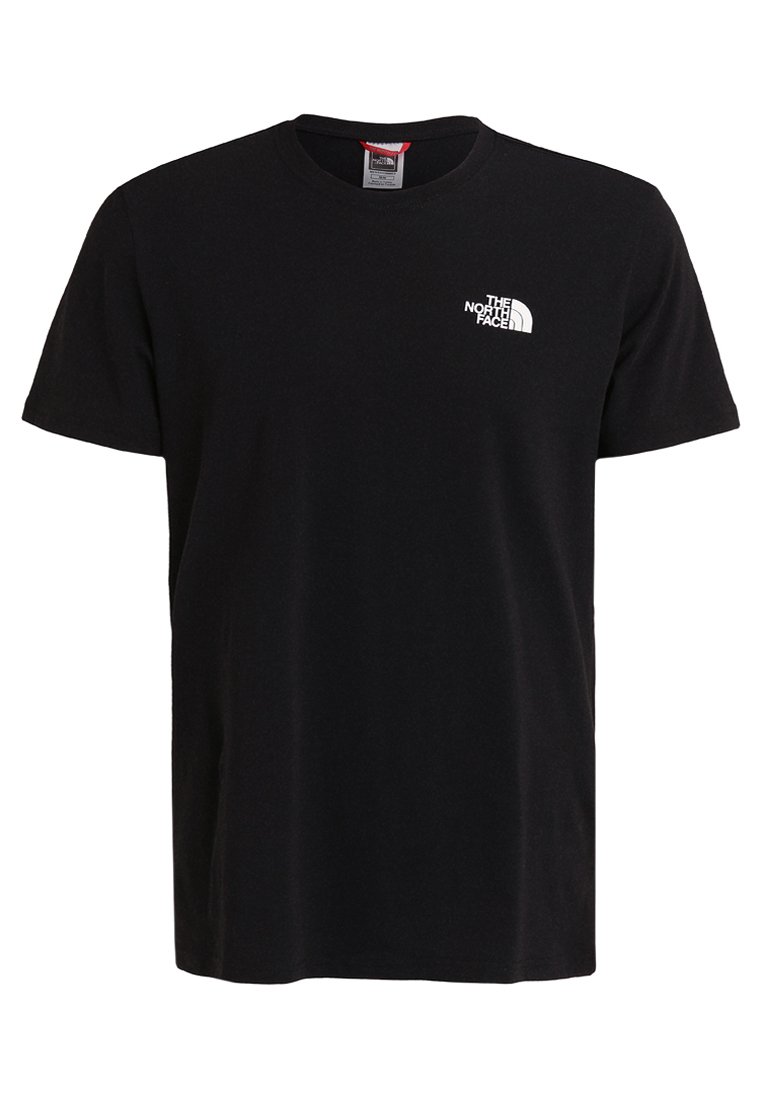 The North Face Redbox Tee T Shirt Imprime Black Noir Zalando Be