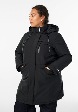 WASSERABWEISENDER   UND FUNKTIONELLEN DETAILS - Parkas - black