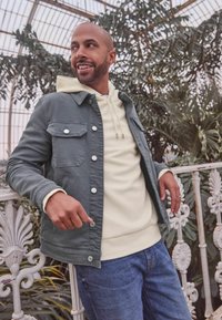 Next REGULAR FIT BUTTON UP - Spijkerjas - blue
