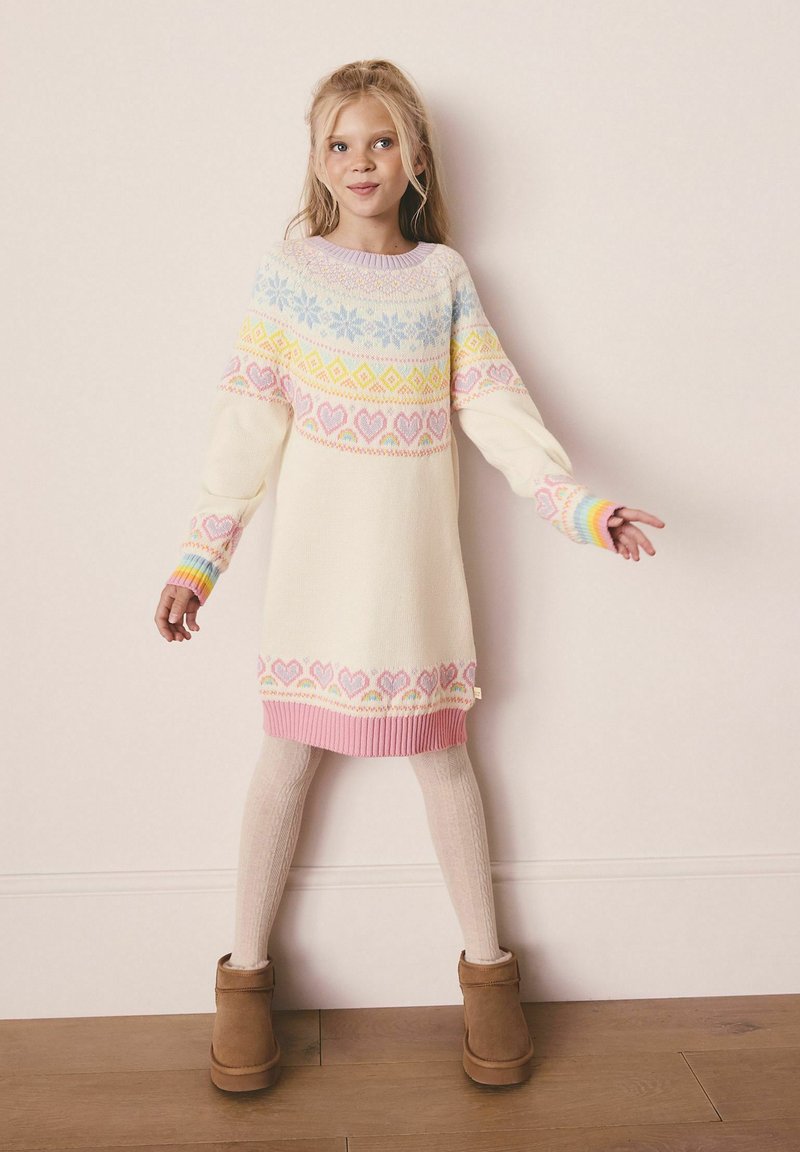 Little Bird REGULAR FIT - RAINBOW FAIRSILE CHRISTMAS FAMILY - Jumper dress  - pastel rainbow/multi-coloured - Zalando