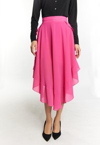 faina - MIDI - A-lijn rok - pink Miniatuurafbeelding 1