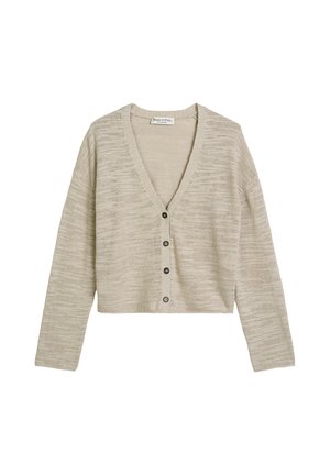 Marc O'Polo, Strickjacke - linen beige