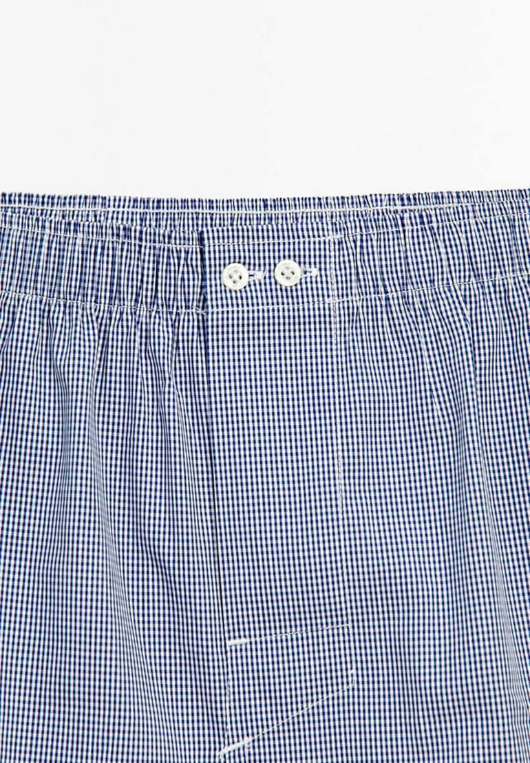 ★ Massimo Dutti★ Checked poplin boxer briefs 00244185403 Check poplin boxers · Sky Blue · Homewear | Massimo Dutti