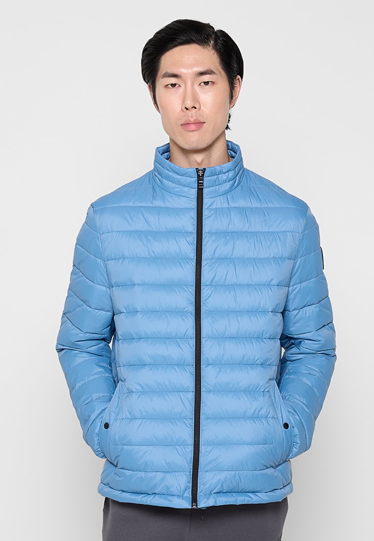 Boss Winterjas lichtblauw