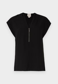 HEAVY ZIP - Bluse - black