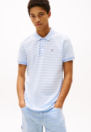 Tommy Jeans PLACKET  - Polo shirt - sweet blue/ecru