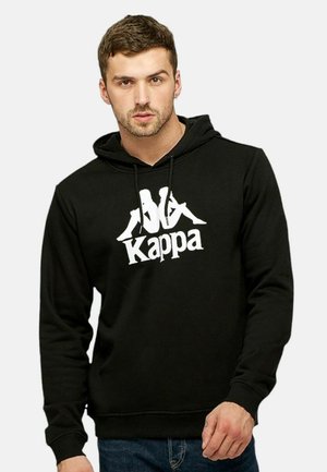 Kappa Felpa con cappuccio - black