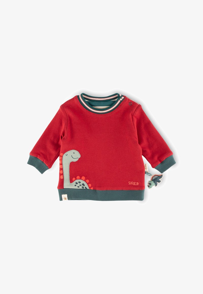 sigikid WENDE DINO WORLD - Sweatshirt - rot