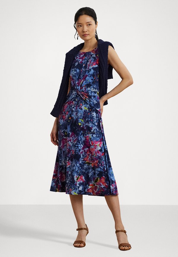 Print Twist Front Jersey Dress - Jersey dress2