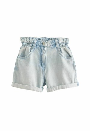 ELASTICATED WAIST - REGULAR FIT - Jeans Shorts - light blue