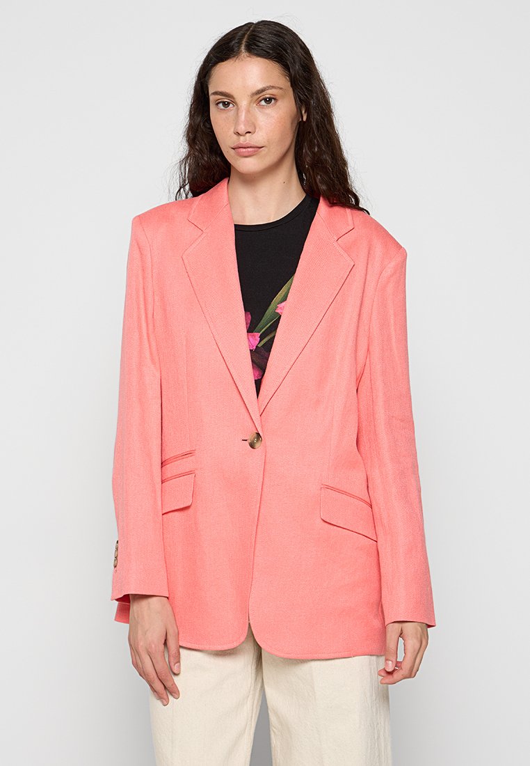 Boss Blazer koraalrood