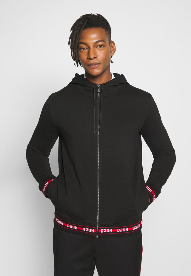 DAPLE - veste en sweat zippée - black