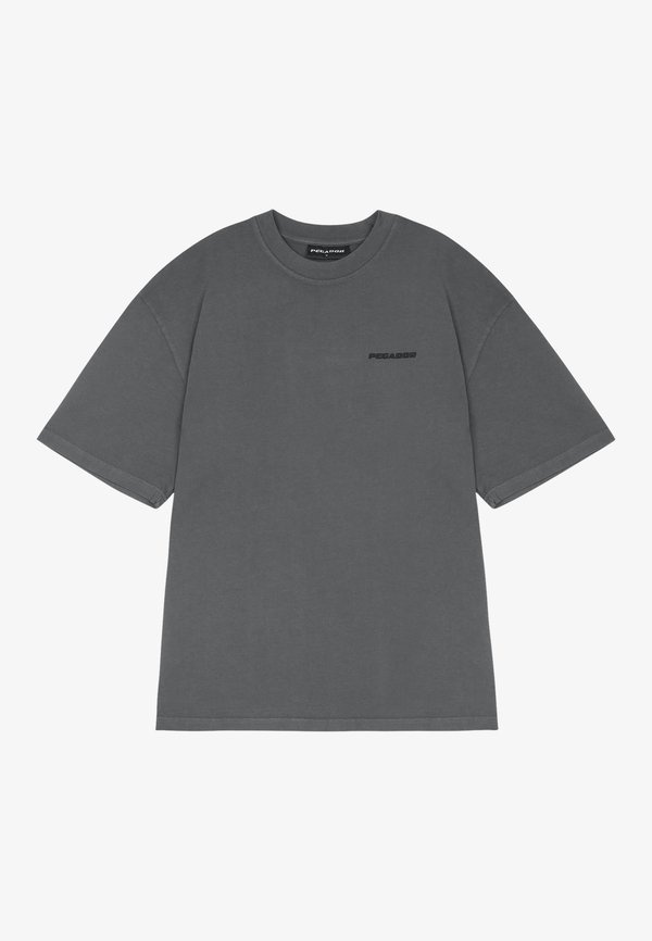 LOGO TEE - Print T-shirt - washed anthracite2