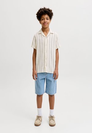 Jack & Jones Junior JEANS-SHORTS 2ER-PACK BAGGY FIT JEANS-SHORTS JUNIOR - Τζιν σορτς - light blue denim