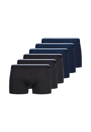 RETRO 6ER PACK BASIC - Boxerbriefs - blau   schwarz