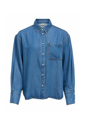 Object, DENIM SHIRT POCKET DETAIL - Chemisier - medium blue denim