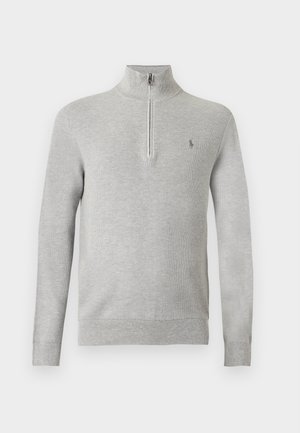 Polo Ralph Lauren, SWEATER HALF ZIP - Neule - andover heather