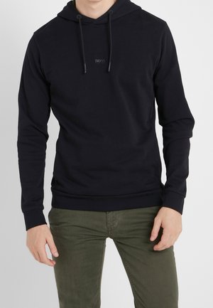 Felpa con cappuccio - black
