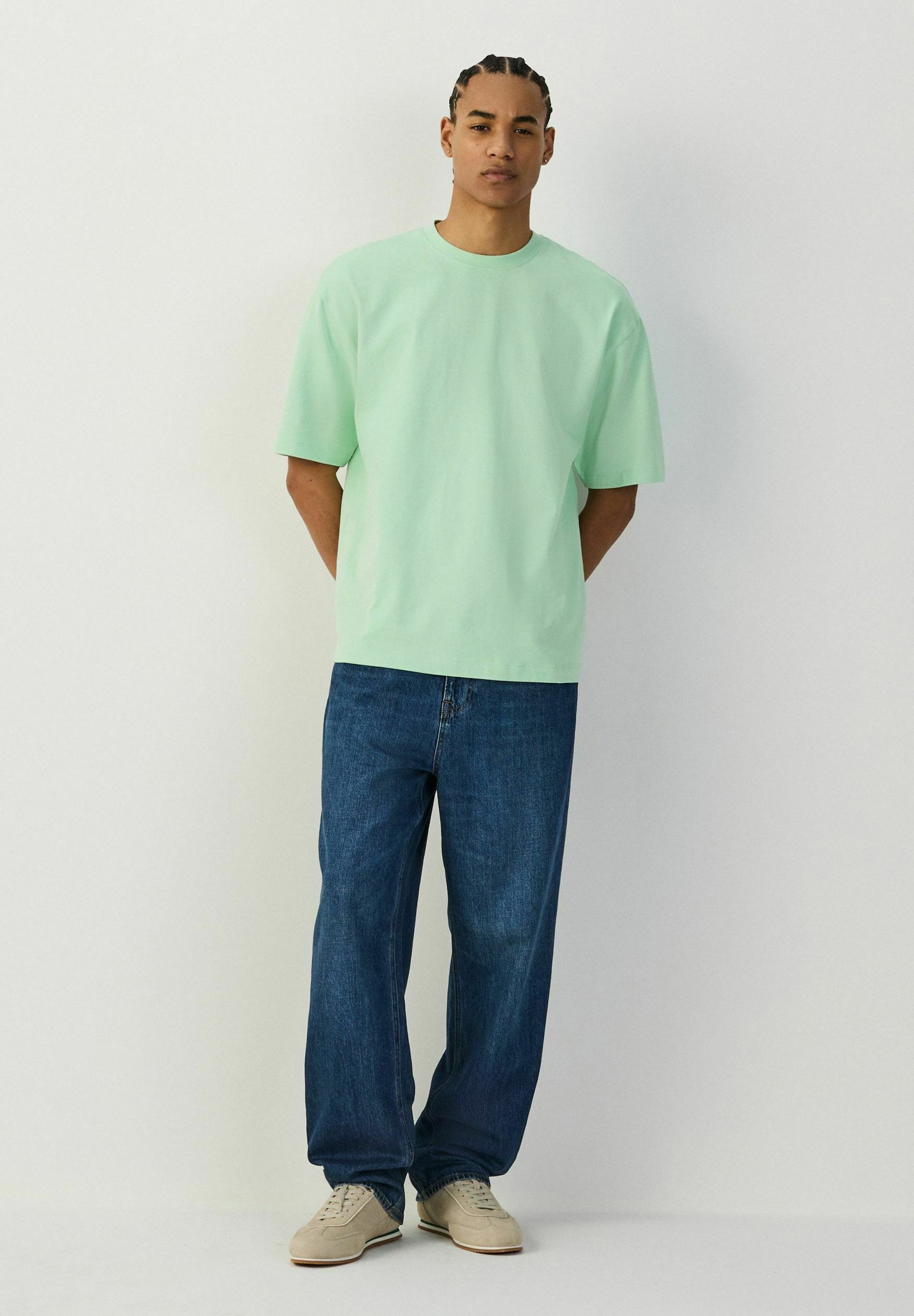 Next T-Shirt Épais Pour Homme à Col Ras Du Cou, 100% Coton, Lot De 4 X T Shirts Pour Homme Vert Pin Xl  5cb68afe 048e 5aa4 92f9 E81467847f53