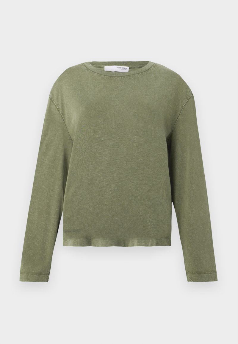 Selected Femme Longsleeve groen Selected Femme Longsleeve groen
