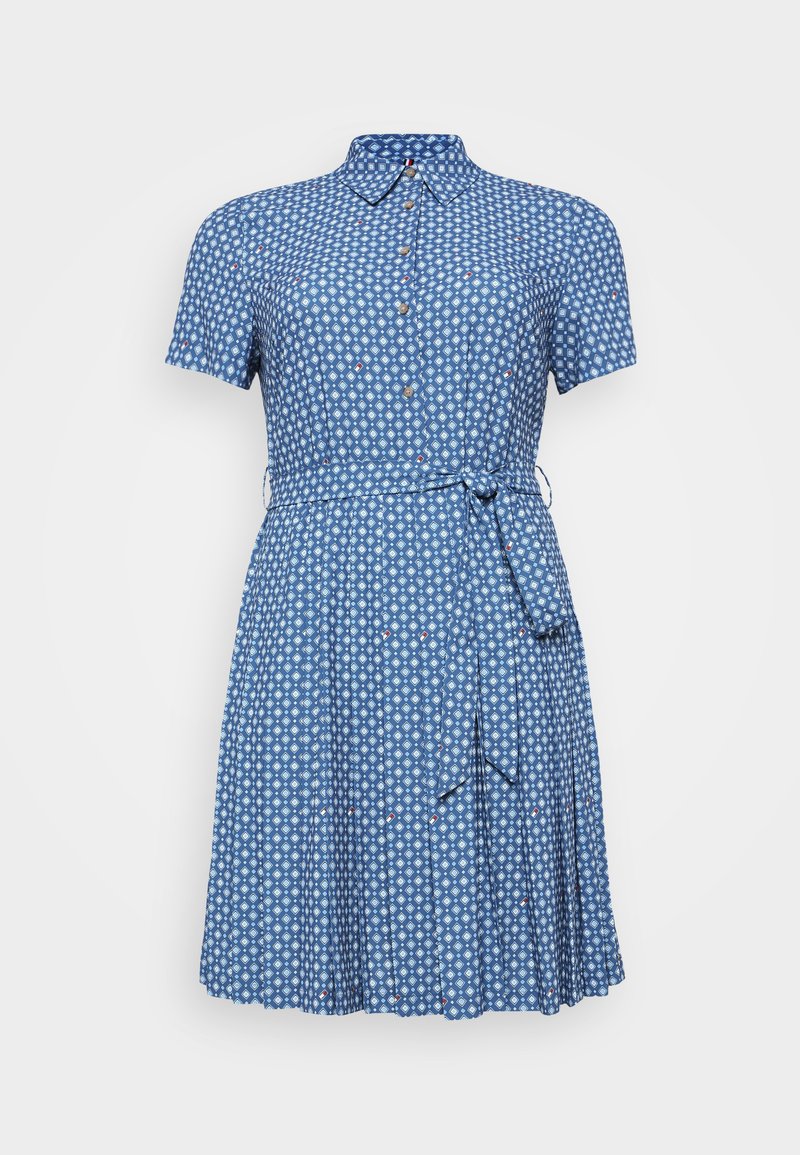 Tommy Hilfiger Curve Blousejurk donkerblauw