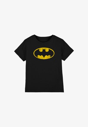 Cotton Soul, BATMAN DISTRESSED LOGO UNISEX - Print T-shirt - black