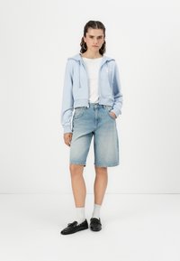 Hollister Co. FRENCH FULL ZIP  - Hoodie - blue