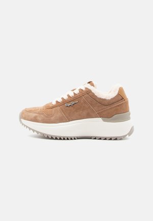 KIMI BLOCK - Baskets basses - tobacco brown