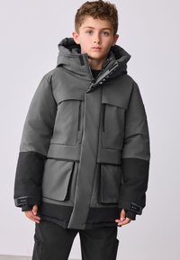 Baker by Ted Baker REGULAR FIT - SHOWER RESISTANT. - Parka - charcoal grey black