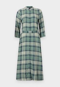 VMCAMILLO CHECK SHIRT DRESS - Shirt dress - laurel wreath green
