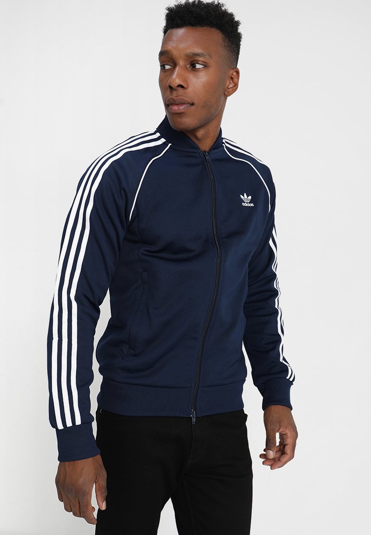adidas gazelle silver green womens adidas Firebird Track Top - Night Indigo main image 1
