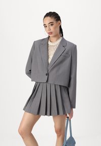 SOMETHINGNEW SNMEGAN MINI - Jupe plissée - harbor mist