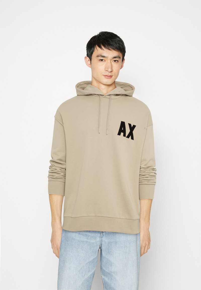 Armani Exchange HOODIE Hoodie silver lining/taupe Zalando.co.uk