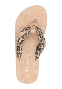 Tamaris T-bar sandals - leopard