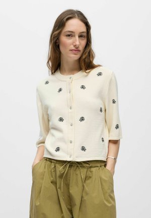 Object OBJTHESS 3/4 SLEEVE CARDIGAN NOOS - Cardigan - birch