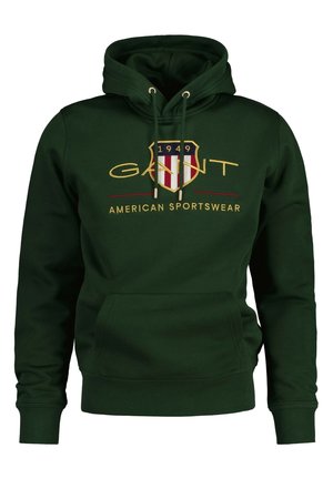 Sweat à capuche - dark green